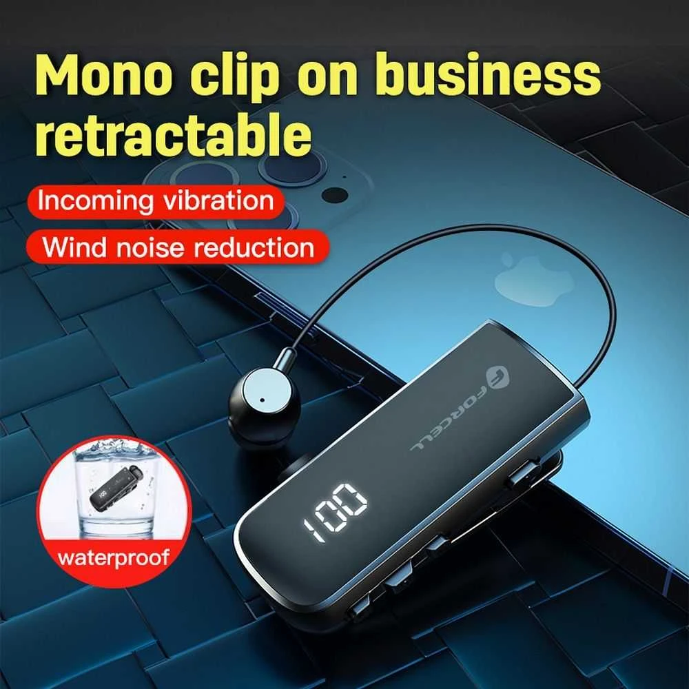 Ausinės Belaidės earphone Forcell F-Audio Drive EarBud juodas