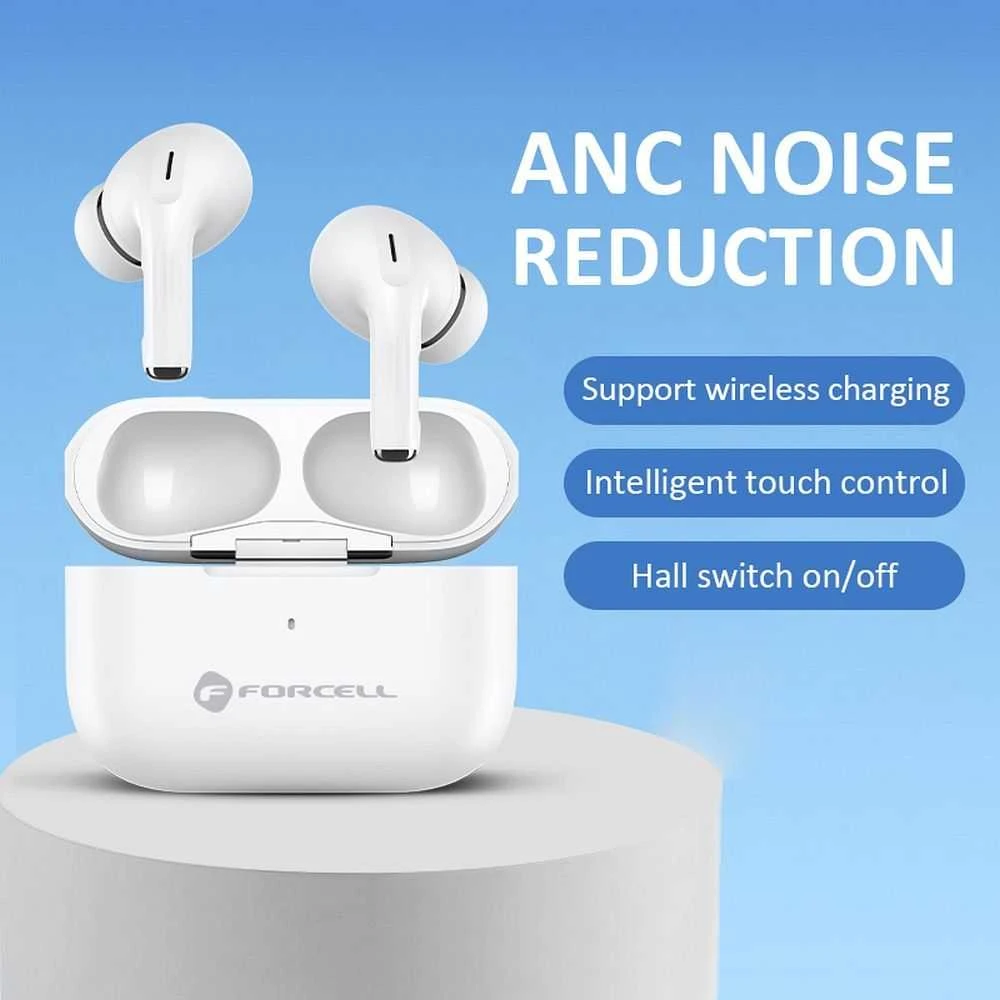 Belaidės ausinės Forcell F-Audio Master Pro TWS baltas