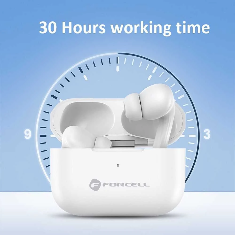 Belaidės ausinės Forcell F-Audio Master Pro TWS baltas