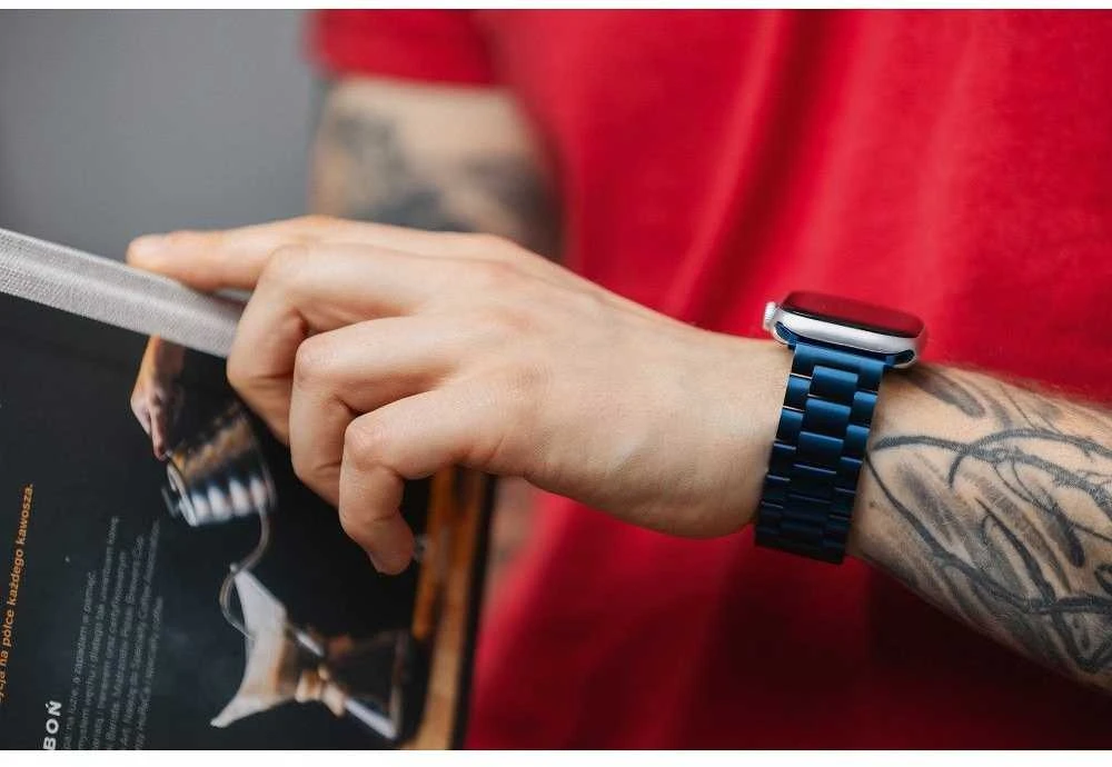 FORCELL F-DESIGN FA10 stainless steel apyrankė skirta Apple Watch 38 / 40 / 41 mm sidabro spalvos