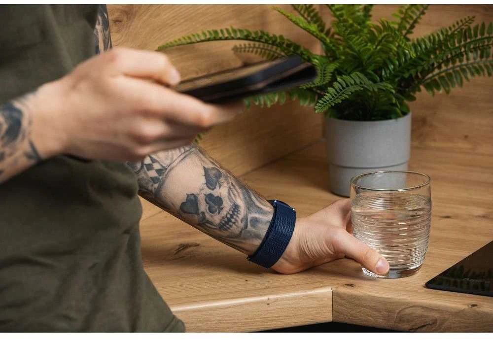 FORCELL F-DESIGN FS05 apyrankė skirta Samsung Galaxy Watch 22 mm žalios spalvos žalios spalvos