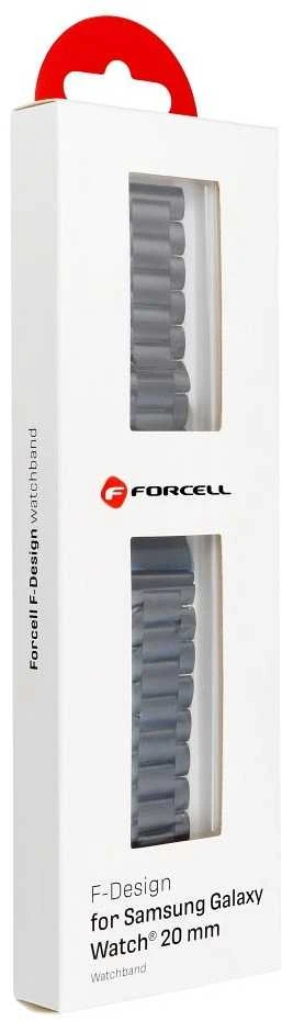 FORCELL F-DESIGN FS06 apyrankė skirta Samsung Galaxy Watch 20 mm juodos spalvos