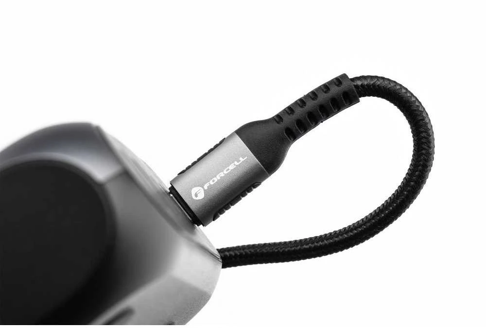 USB C į USB C laidas Forcell F-Energy QC4.0 PD 5A 100W Cafule 1,2 m C260 juodas