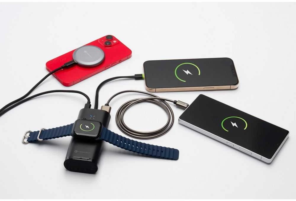 FORCELL F-ENERGY F10K4 maitinimo blokas, suderinamas su Apple Watch PD QC3.0 3A 22,5W 10000 mAh juodos spalvos