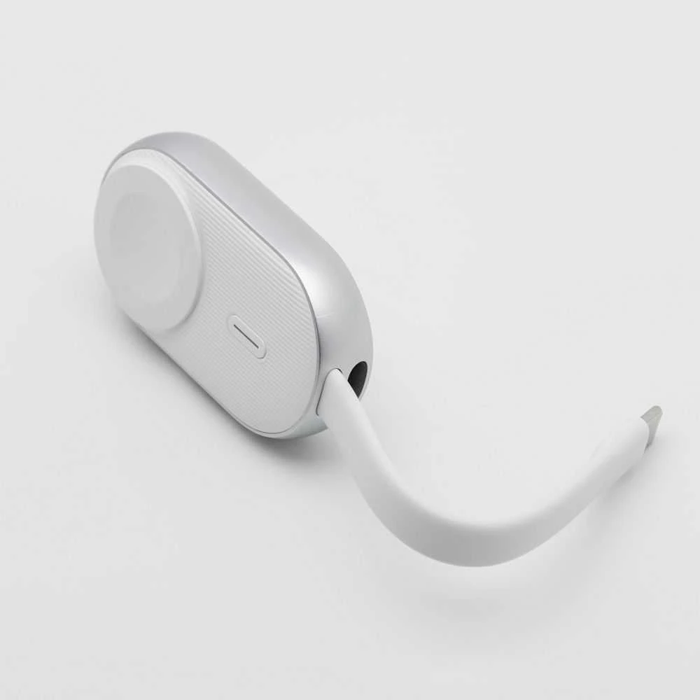 FORCELL F-ENERGY Mini Power Watch Powerbank 1A 2,5W 1200 mAh baltas