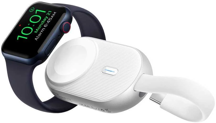 FORCELL F-ENERGY Mini Power Watch Powerbank 1A 2,5W 1200 mAh baltas
