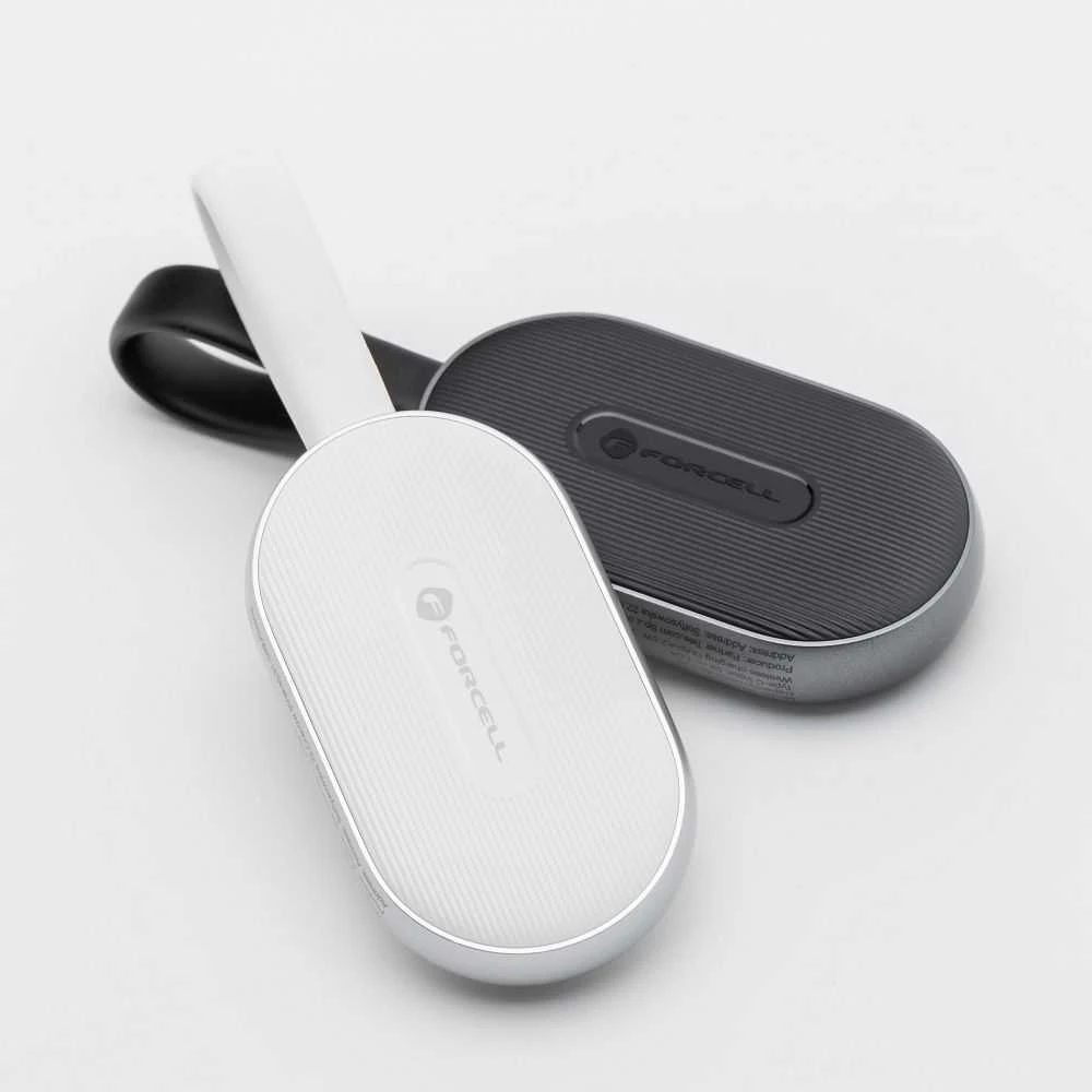 FORCELL F-ENERGY Mini Power Watch Powerbank 1A 2,5W 1200 mAh baltas