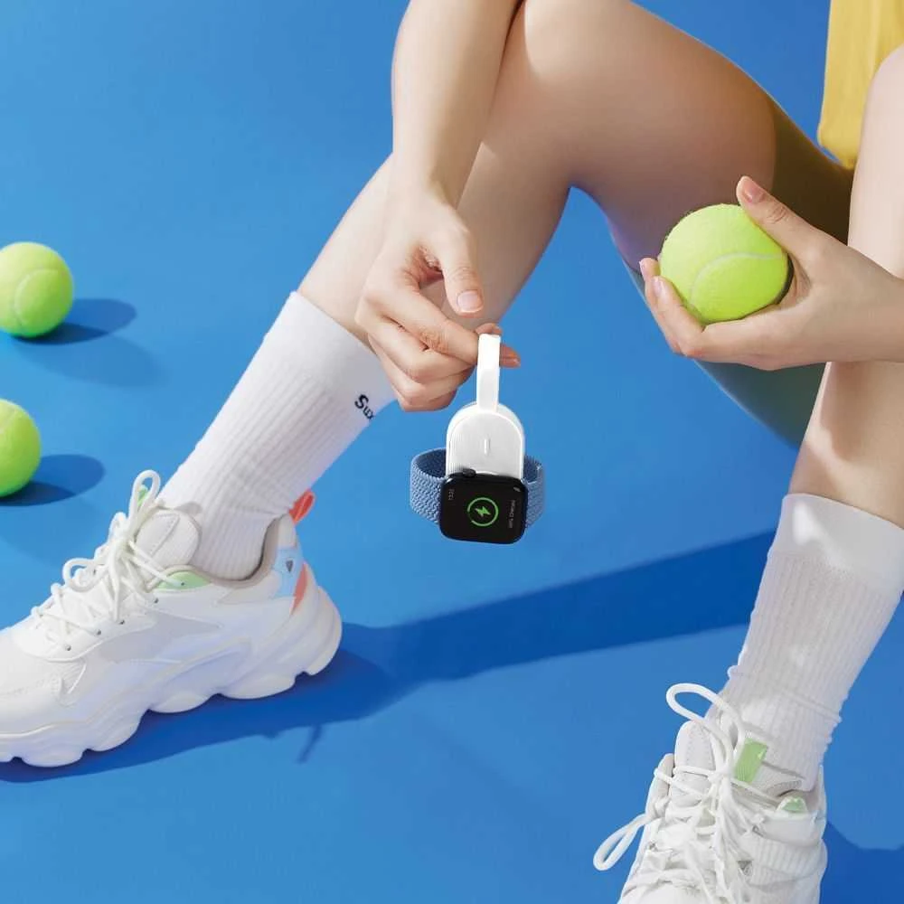 FORCELL F-ENERGY Mini Power Watch Powerbank 1A 2,5W 1200 mAh baltas