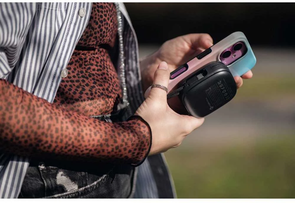 FORCELL F-GRIP MagSelfie S100M asmenukių lazda su bevieliu nuotolinio valdymo pulteliu juodas