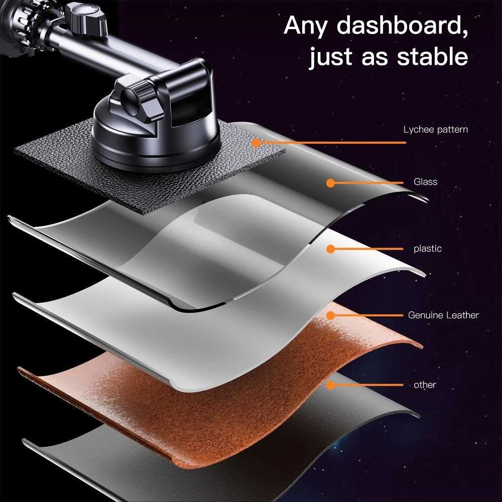 Magnetinis automobilio telefono laikiklis, suderinamas su „Magsafe Forcell F-Grip PrecisionX“ priekiniu stiklu / prietaisų skydeliu / ventiliacijos angomis (juodas)