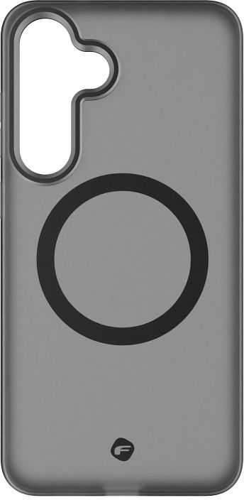 Dėklas FORCELL F-PROTECT lygiai su Dual Layer 4D technologija, suderinamas su kariniu kritimo testu skirtas Samsung Galaxy S25 PLUS dūminis juodos spalvos