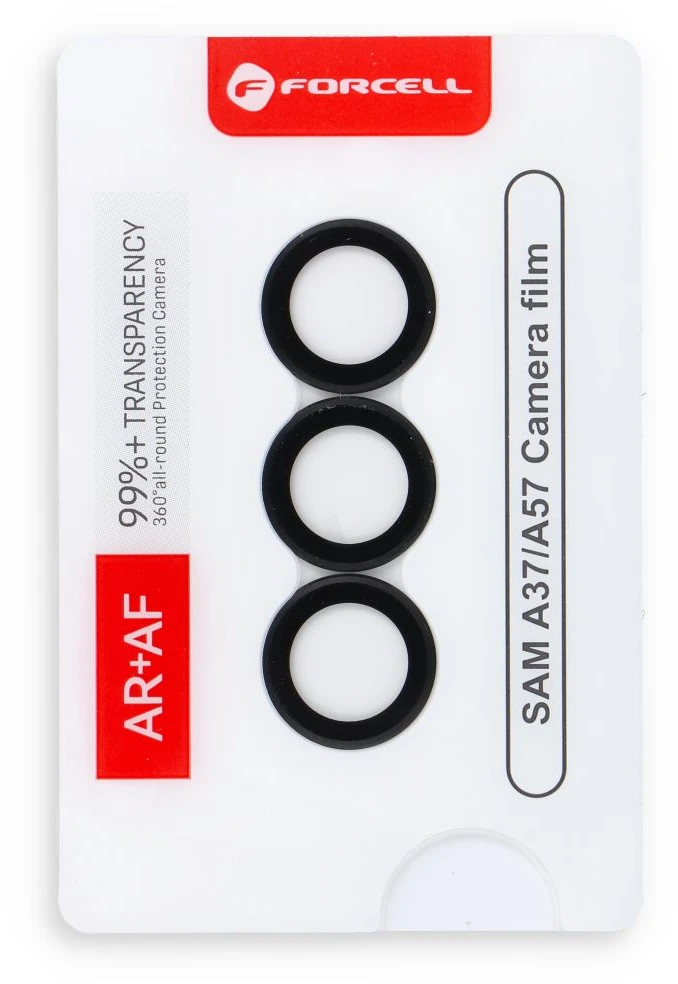 Forcell Grūdintas stiklas „Samsung A37 ED021 Premium juodas 0INT“ kamerai
