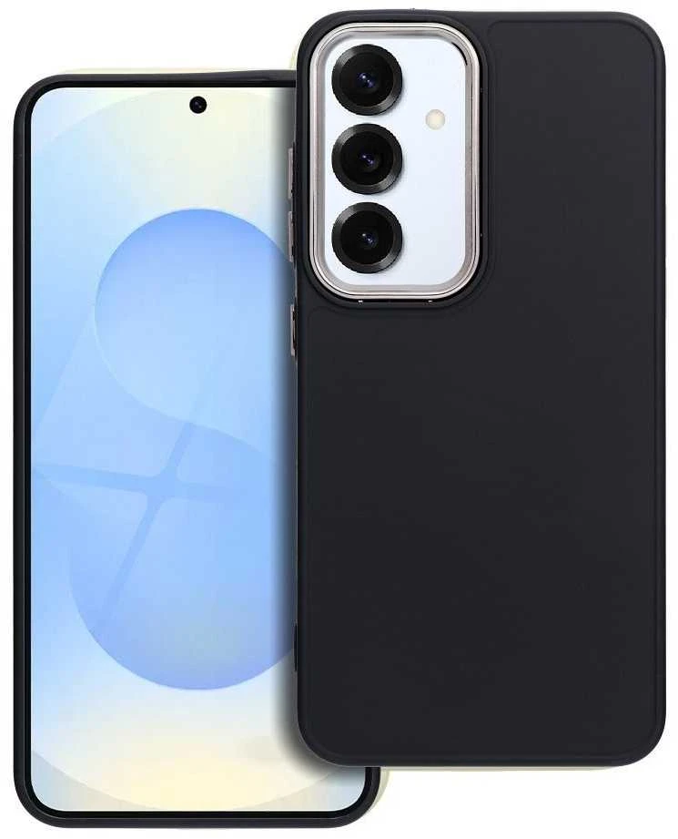 Oem FRAME dėklas skirtas Samsung Galaxy S25 juodos spalvos