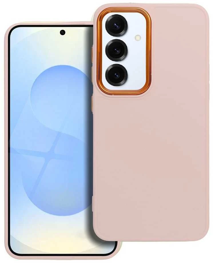 Oem FRAME dėklas skirtas Samsung Galaxy S25 powder rožinės spalvos