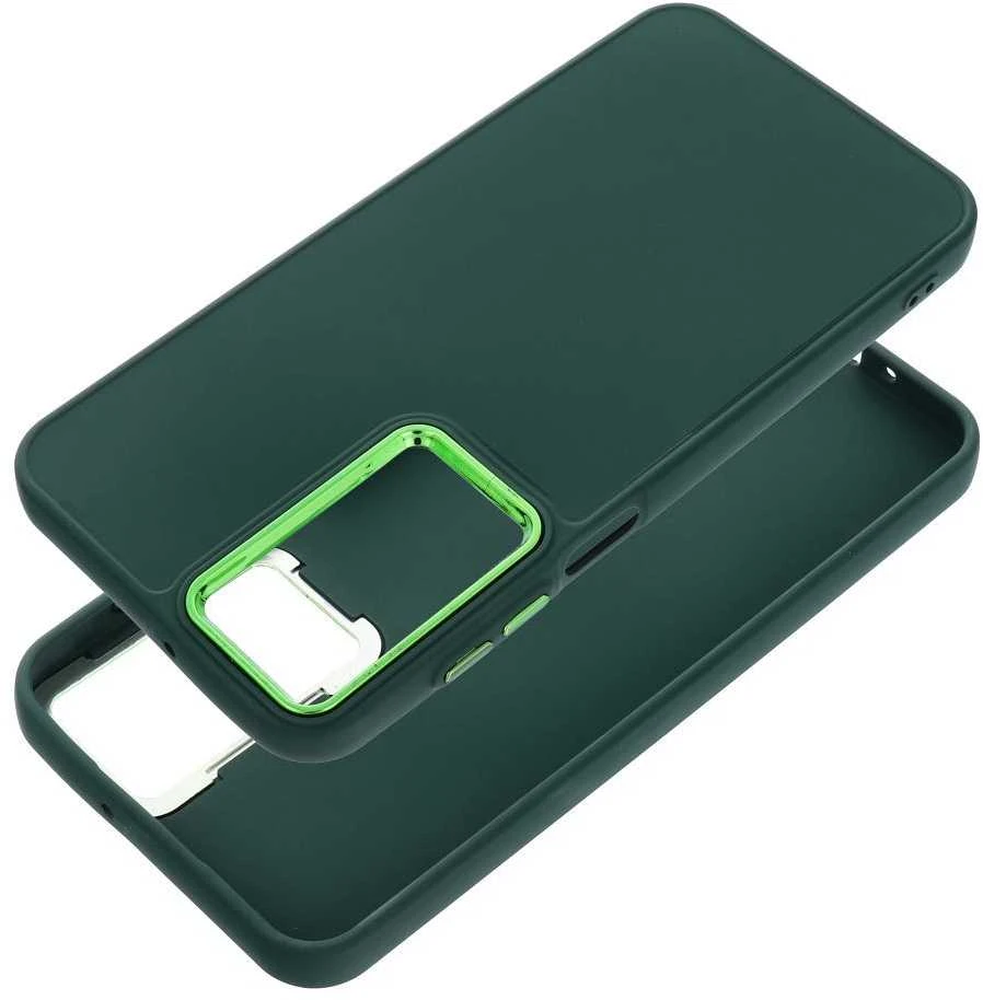 Oem FRAME dėklas skirtas Samsung Galaxy S25 žalios spalvos