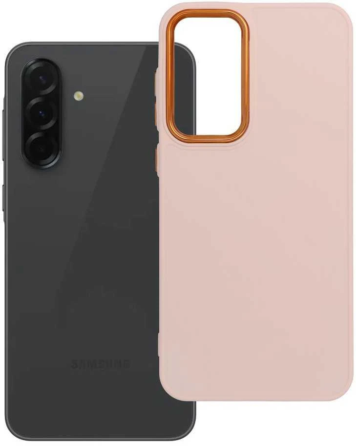 Oem FRAME dėklas skirtas Samsung Galaxy A36 5G powder rožinės spalvos