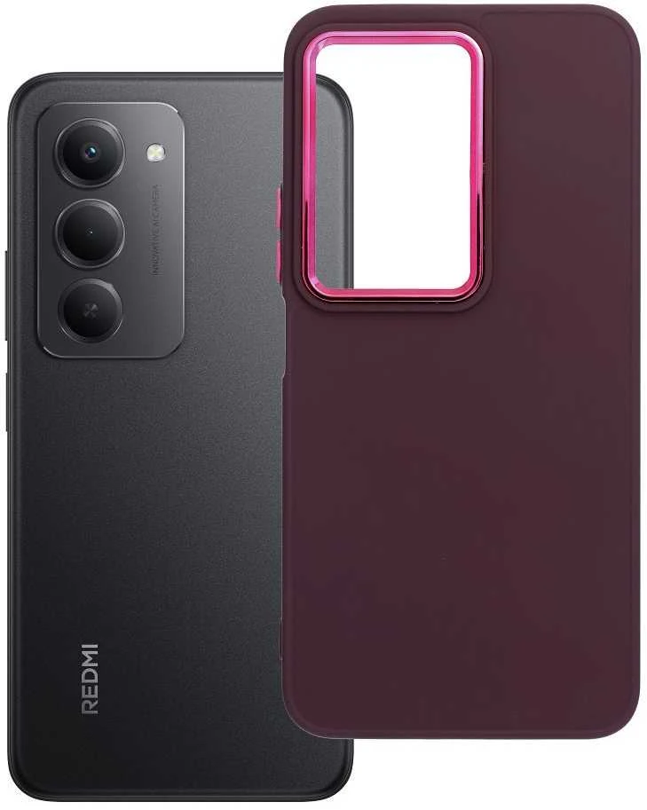 Oem FRAME dėklas, skirtas XIAOMI Redmi 15 4G / 5G (169 mm), violetinis