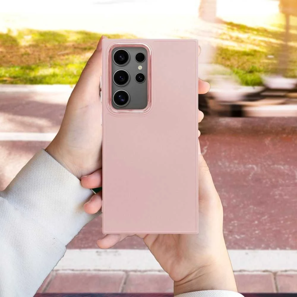 Oem Dėklas na Xiaomi Redmi Note 15 4G / 5G Frame pudra rausva