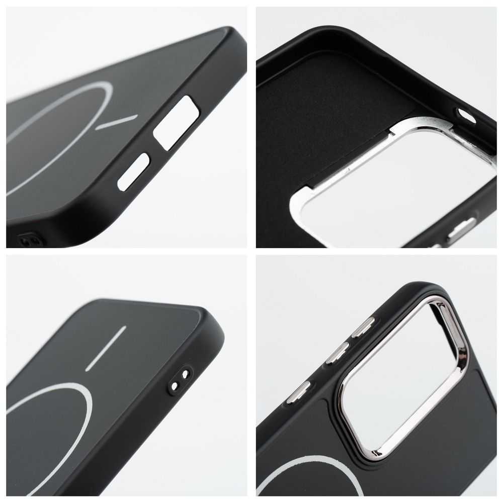 Oem Dėklas na Samsung A27 Frame Mag Cover zgodne su MagSafe juoda