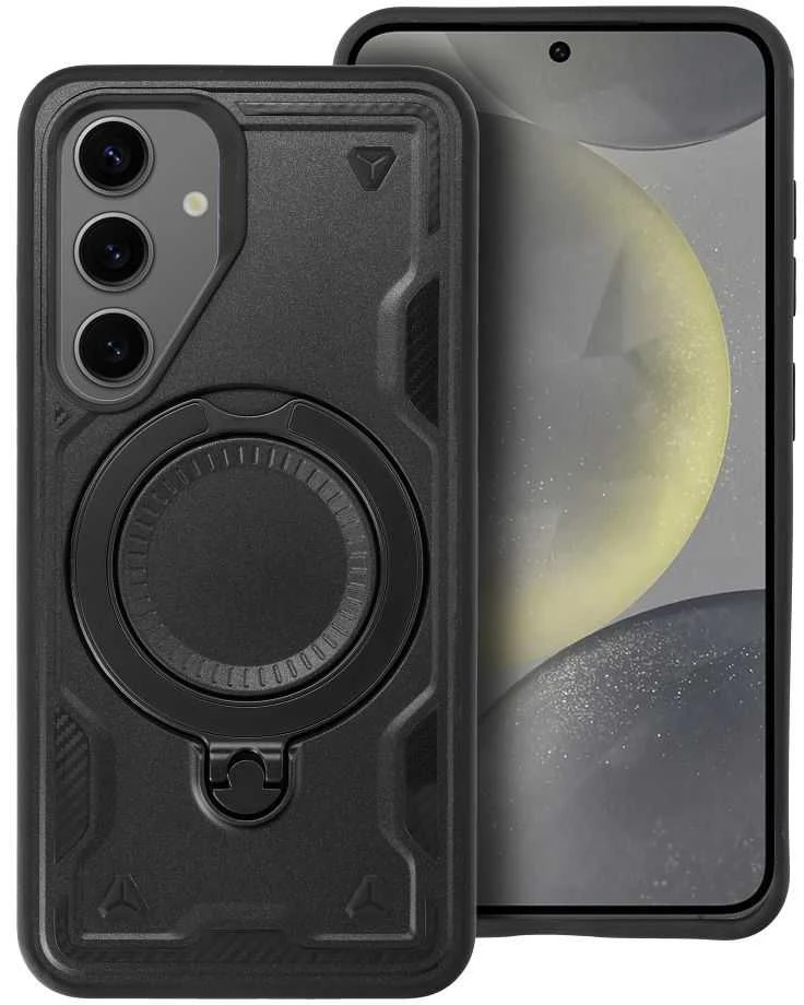 Forcell Oem Dėklas FROST ARMOR skirtas Samsung Galaxy S24 / S25 juodos spalvos