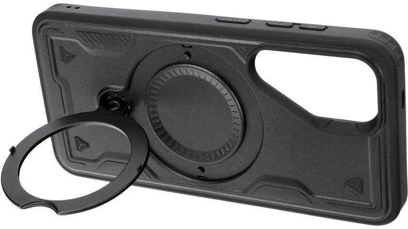 Forcell Oem Dėklas FROST ARMOR skirtas Samsung Galaxy S24 / S25 juodos spalvos
