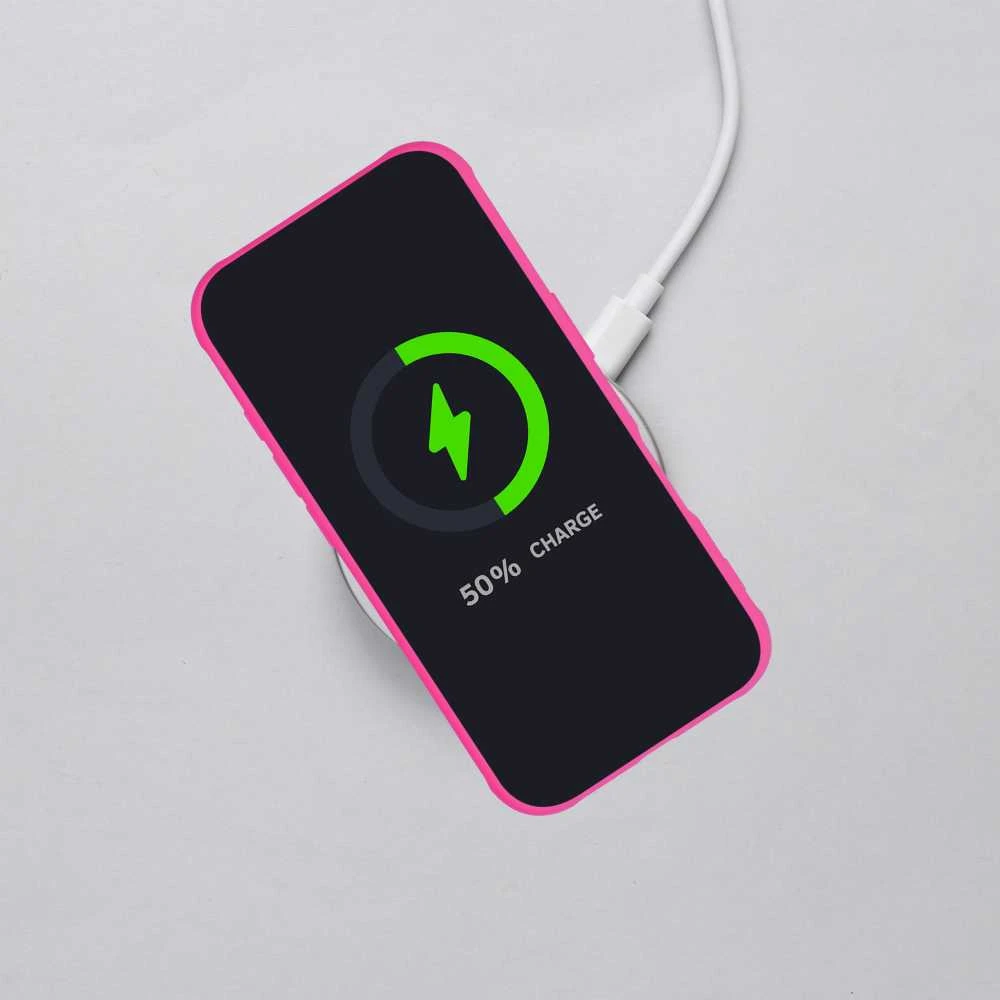 Oem FULL MATTE MAG COVER dėklas suderinamas su MagSafe skirtas Samsung Galaxy S25 Plus rožinės spalvos