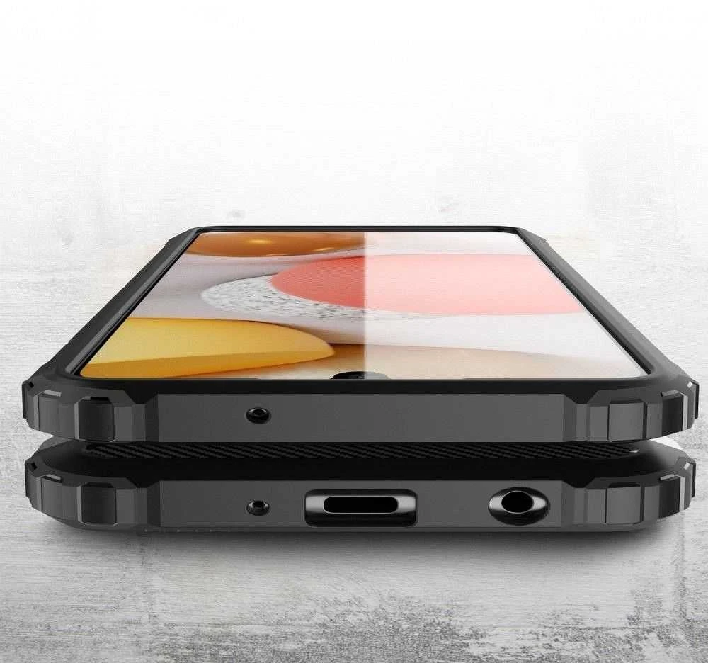 Forcell Oem ARMOR dėklas skirtas Samsung Galaxy A12 juodos spalvos