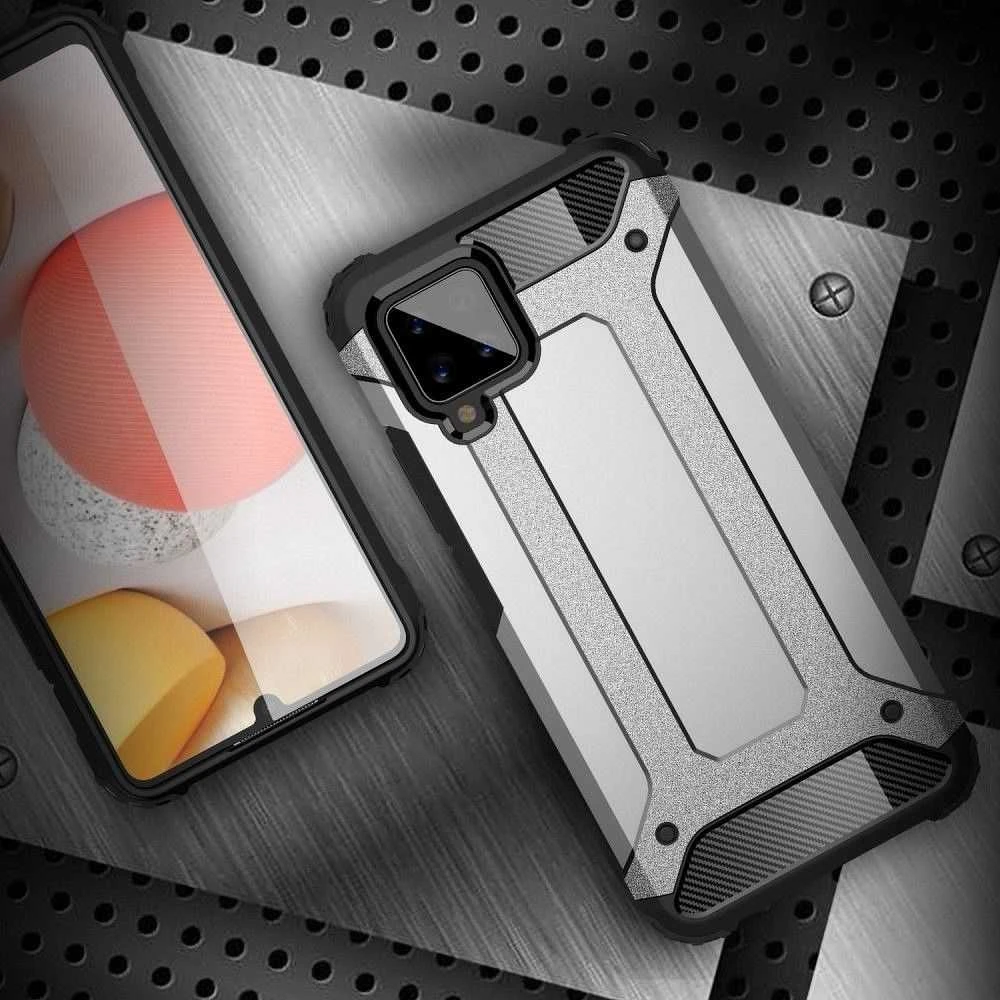 Forcell Oem ARMOR dėklas skirtas Samsung Galaxy A12 juodos spalvos