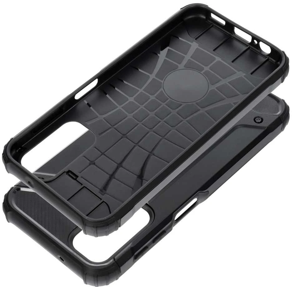 Forcell Oem ARMOR dėklas skirtas Samsung Galaxy A14 5G / A14 4G juodos spalvos