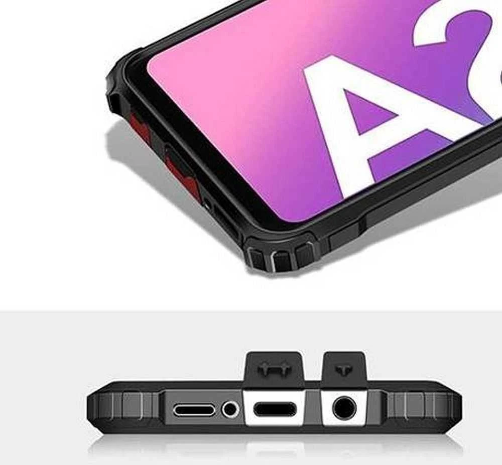 Forcell Oem ARMOR dėklas skirtas Samsung Galaxy A21S juodos spalvos
