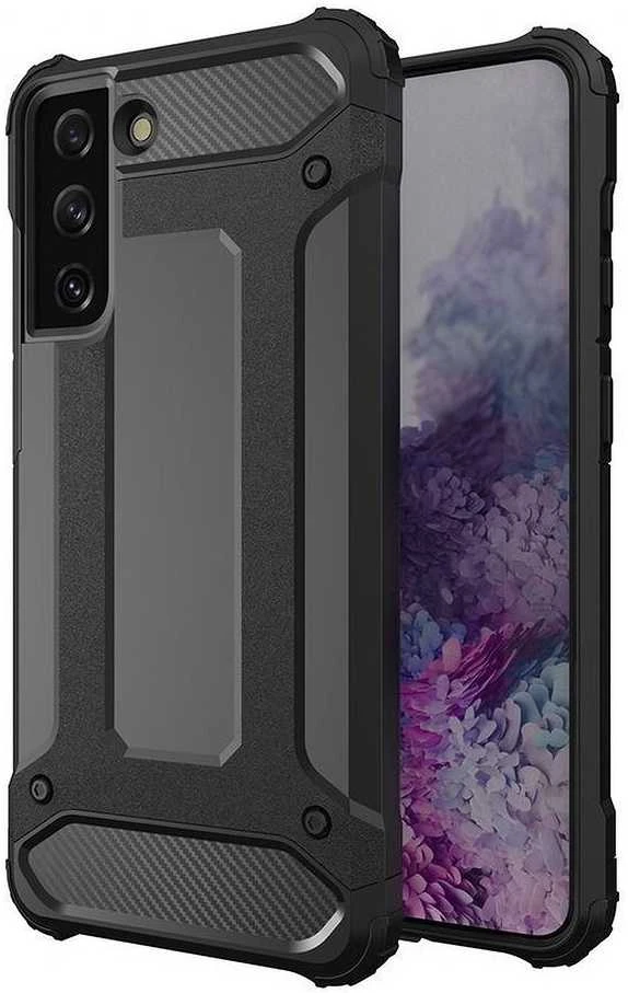 Forcell Oem ARMOR dėklas skirtas Samsung Galaxy S21 FE juodos spalvos
