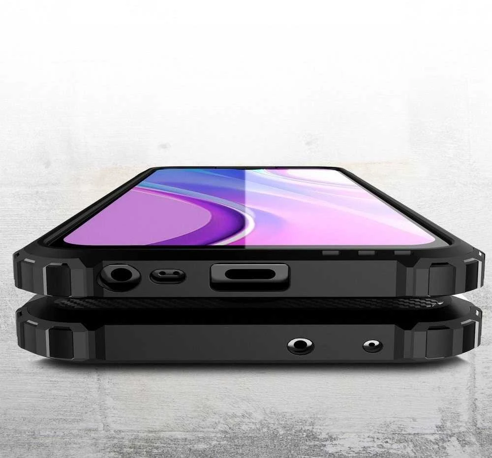 Forcell Oem ARMOR dėklas skirtas Xiaomi Redmi 9 juodos spalvos