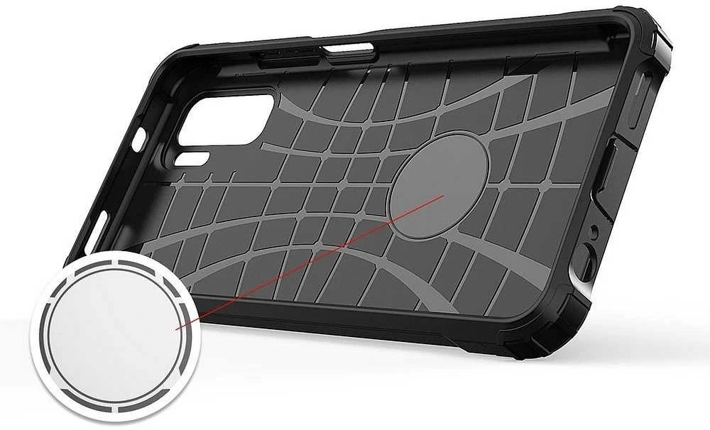 Forcell Oem ARMOR dėklas skirtas Xiaomi Redmi Note 10 Pro / Redmi Note 10 Pro Max juodos spalvos