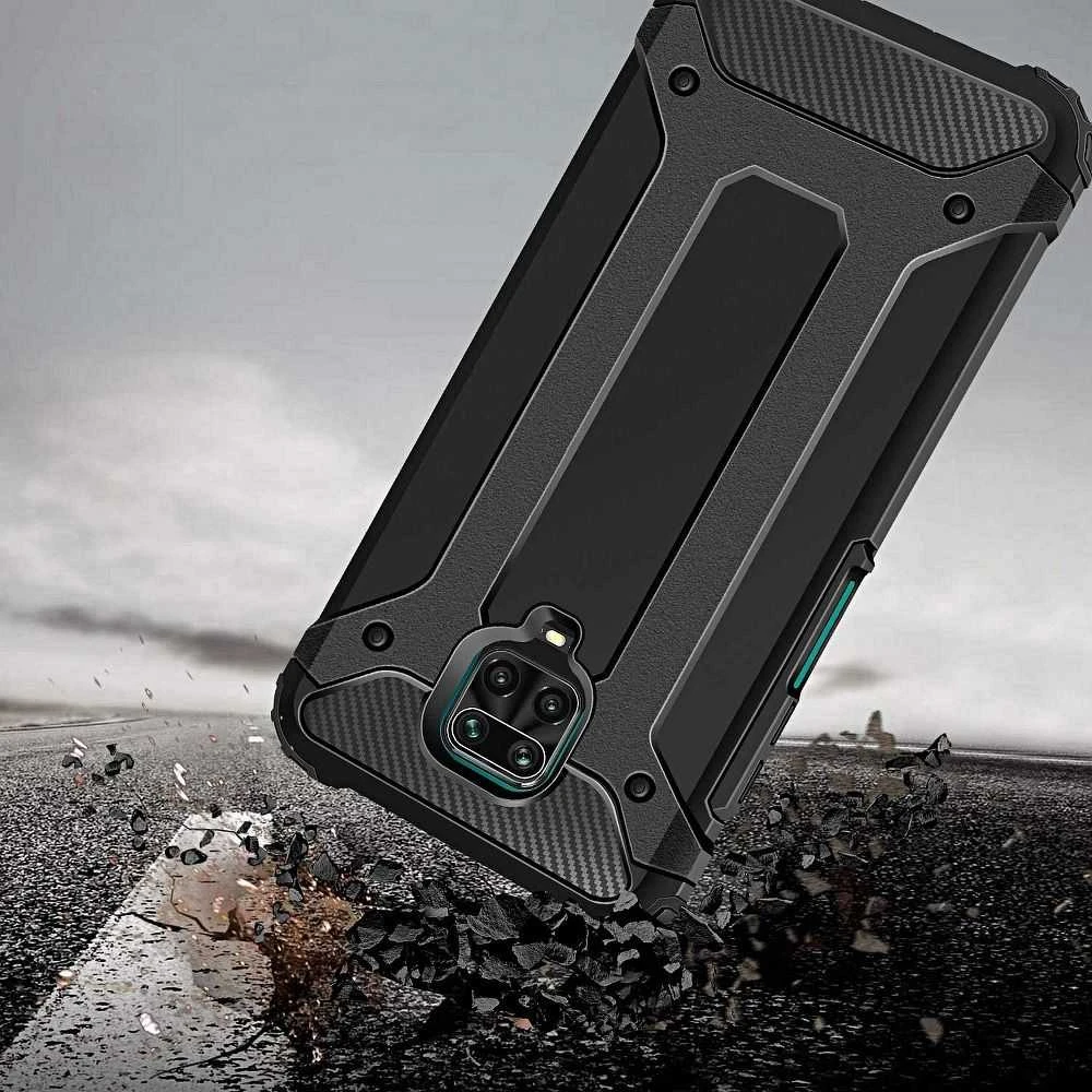 Forcell Oem ARMOR dėklas skirtas Xiaomi Redmi Note 9S / 9 Pro juodos spalvos