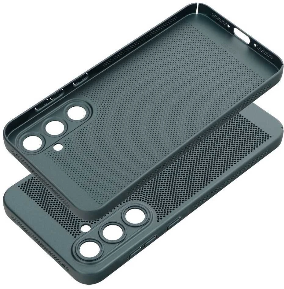 Oem BREEZY Dėklas skirtas Samsung Galaxy A35 5G žalios spalvos