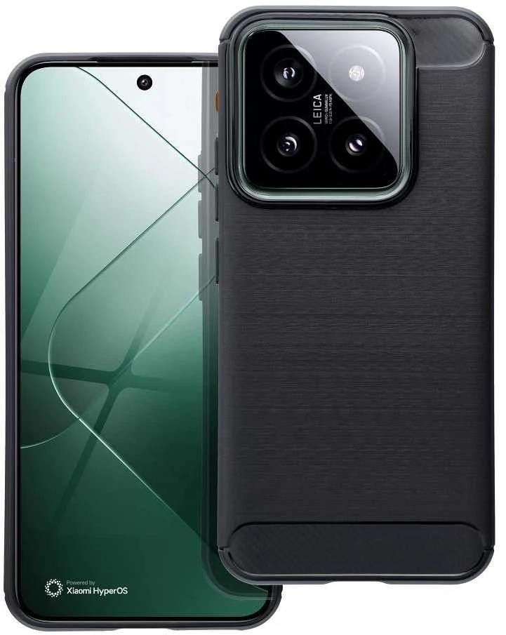Oem CARBON dėklas skirtas Xiaomi 14 juodos spalvos
