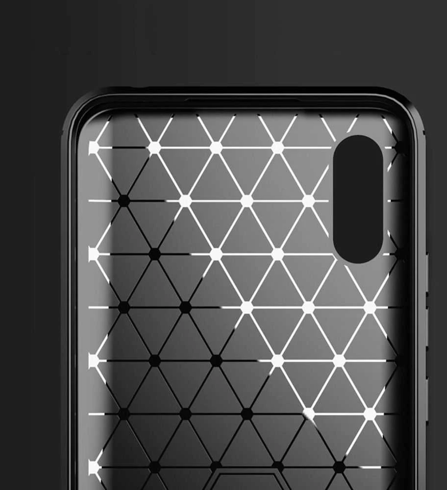 Oem CARBON dėklas skirtas Xiaomi Redmi 9A / 9AT juodos spalvos