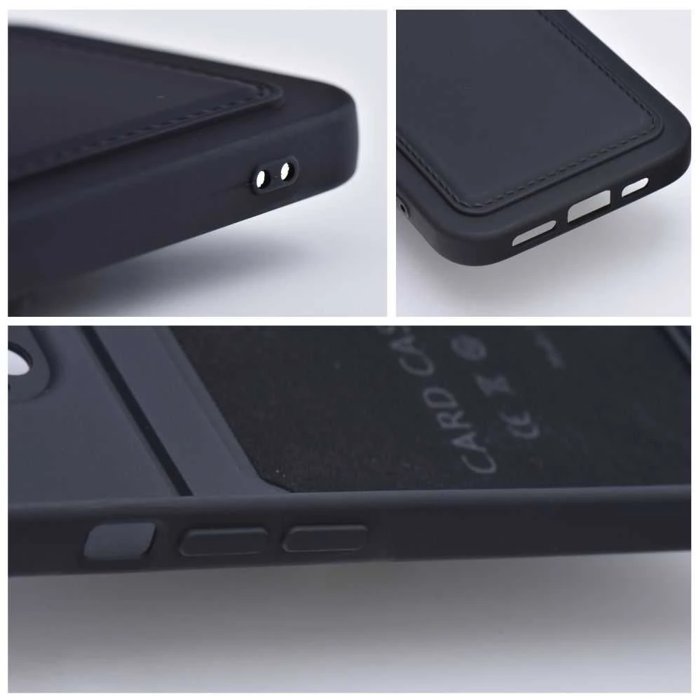 Dėklas Forcell CARD case for IPHONE 13 juodas