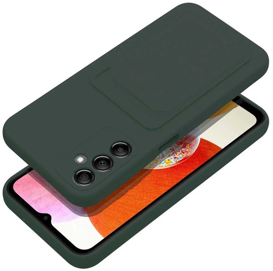 Oem CARD Dėklas skirtas Samsung Galaxy A14 5G / A14 4G žalios spalvos