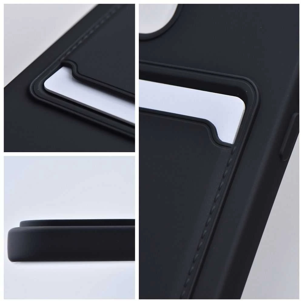 Oem Dėklas CARD skirtas Samsung Galaxy A35 5G juodos spalvos