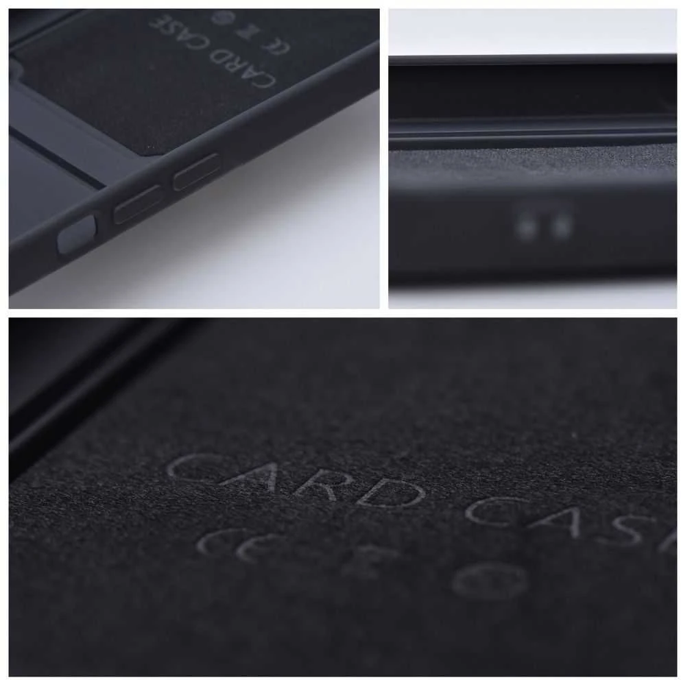 Oem Dėklas CARD skirtas Samsung Galaxy A35 5G juodos spalvos
