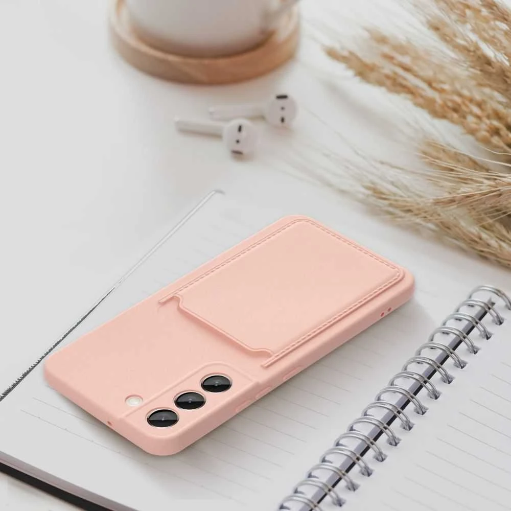 Oem Dėklas CARD skirtas Samsung Galaxy A35 5G rožinės spalvos