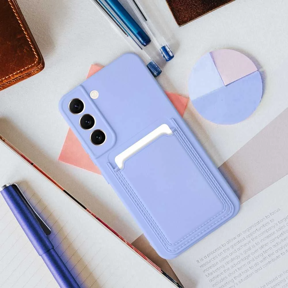 Oem CARD Dėklas skirtas Samsung Galaxy A35 5G violetinės spalvos