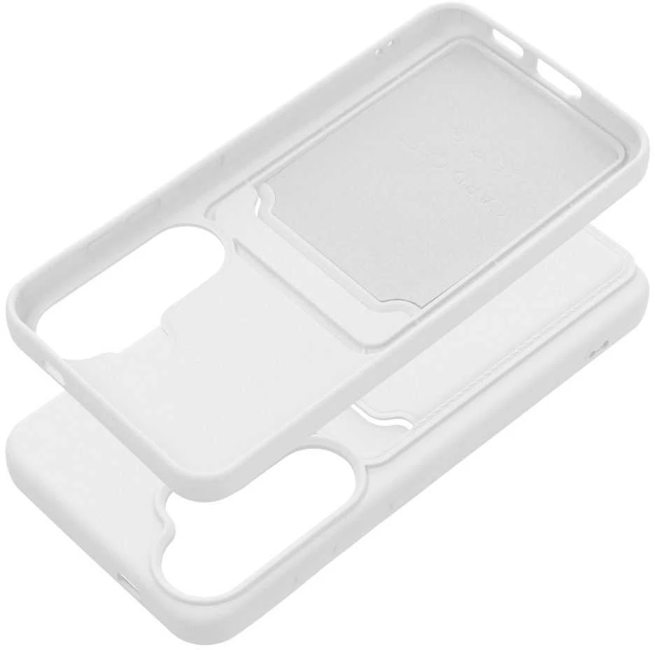 Oem Dėklas CARD skirtas Samsung Galaxy S24 baltos spalvos