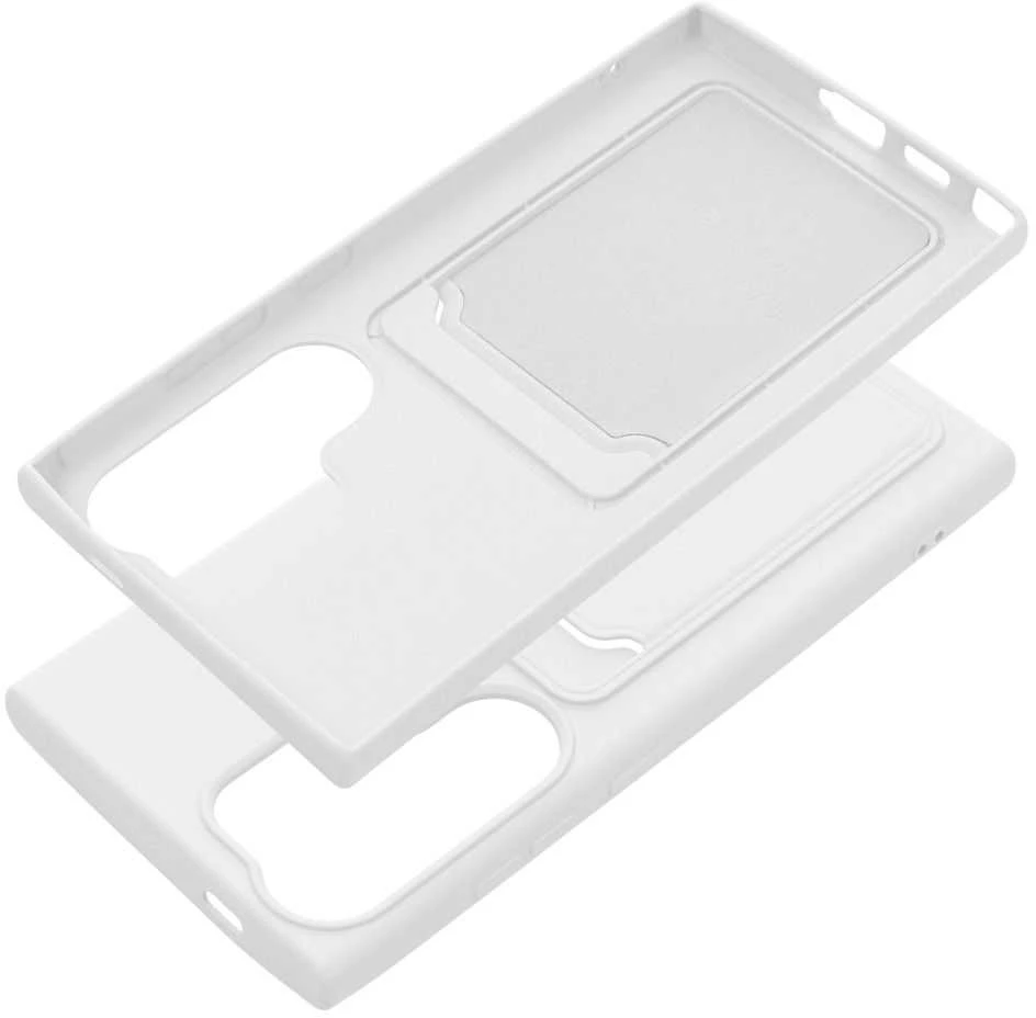 Oem Dėklas CARD skirtas Samsung Galaxy S24 Ultra baltos spalvos