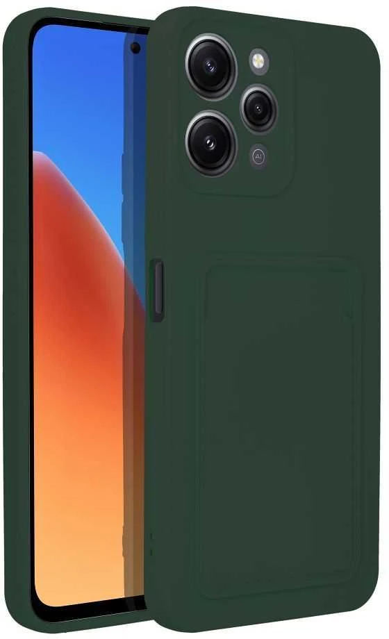 Oem Dėklas CARD skirtas Xiaomi Redmi 12 4G žalios spalvos