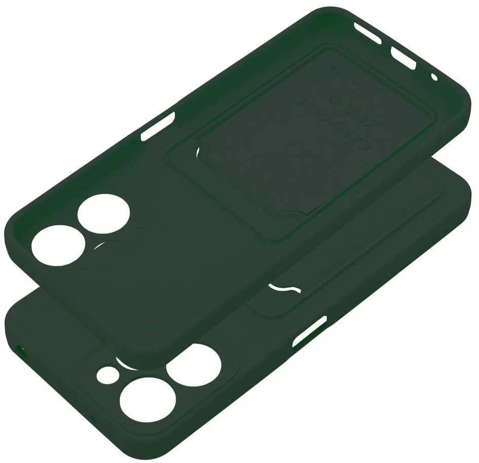 Oem Dėklas CARD skirtas Xiaomi Redmi 12 4G žalios spalvos