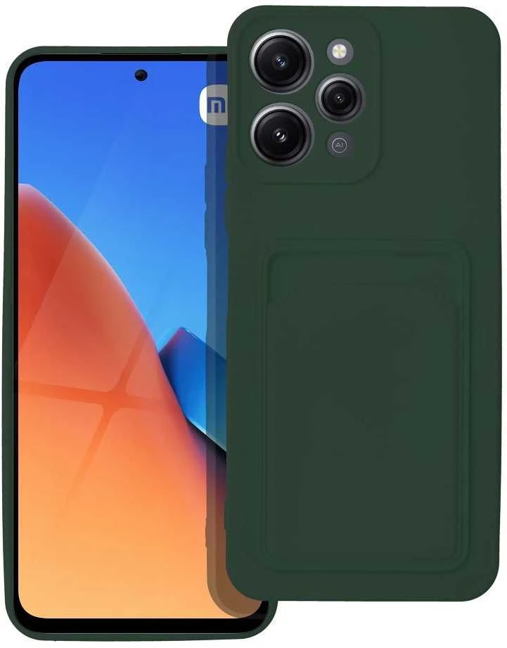 Oem Dėklas CARD skirtas Xiaomi Redmi 12 4G žalios spalvos