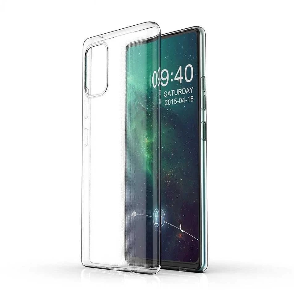 Oem CLEAR dėklas 2 mm BOX skirtas Samsung Galaxy A71 skaidrus