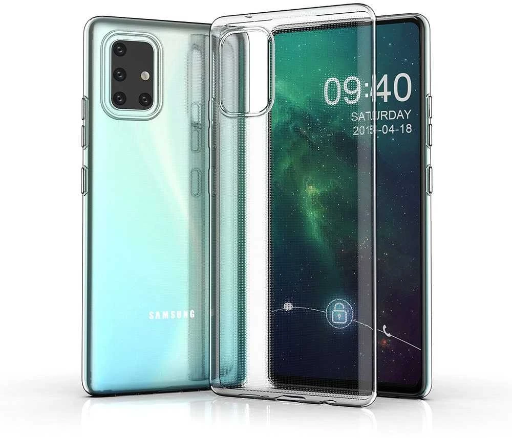 Oem CLEAR dėklas 2 mm BOX skirtas Samsung Galaxy A71 skaidrus
